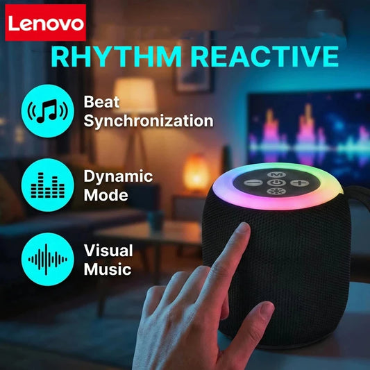 Lenovo Mini Głośnik Bluetooth – Głęboki bas, Smycz, Wodoodporny