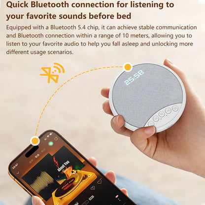 Lenovo Głośnik Poduszkowy – Biały Szum, Bluetooth 5.4, Budzik, Sen