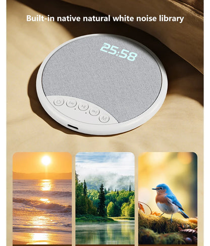 Lenovo Głośnik Poduszkowy – Biały Szum, Bluetooth 5.4, Budzik, Sen