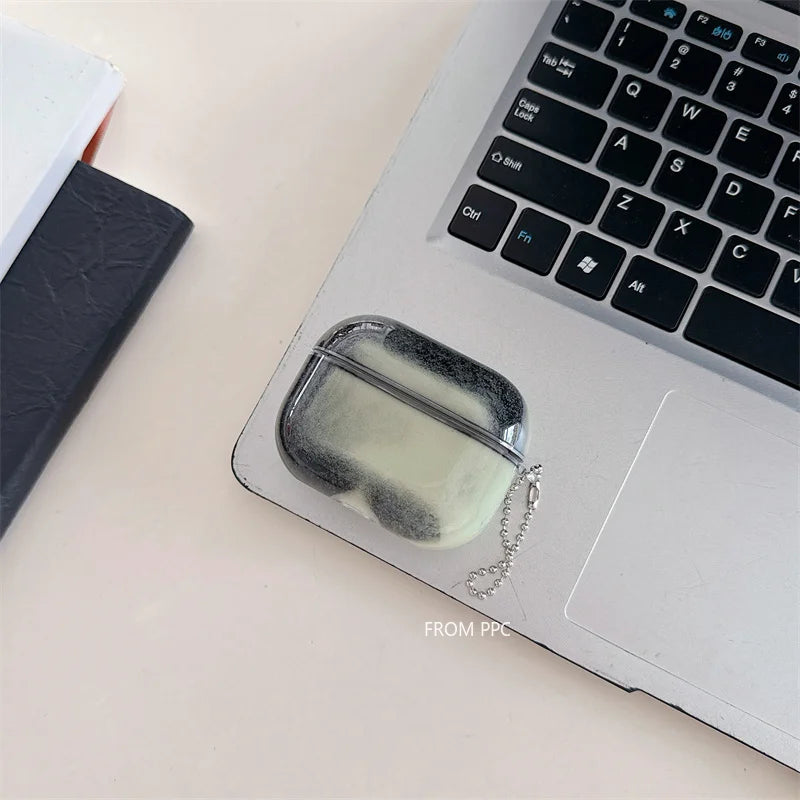 Etui AirPods Pro 4/3/2 – Luminous Quicksand, świecące w ciemności