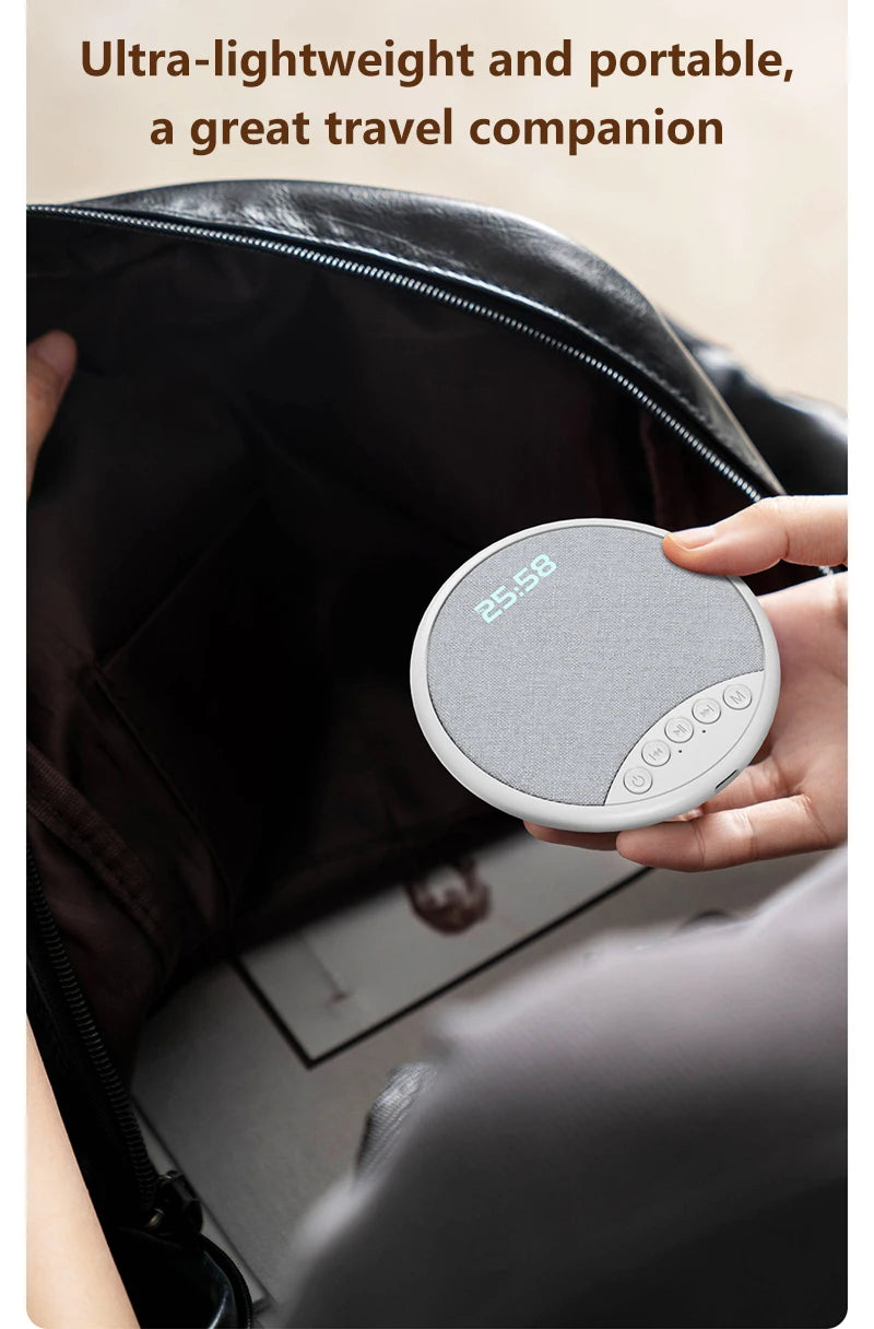 Lenovo Głośnik Poduszkowy – Biały Szum, Bluetooth 5.4, Budzik, Sen
