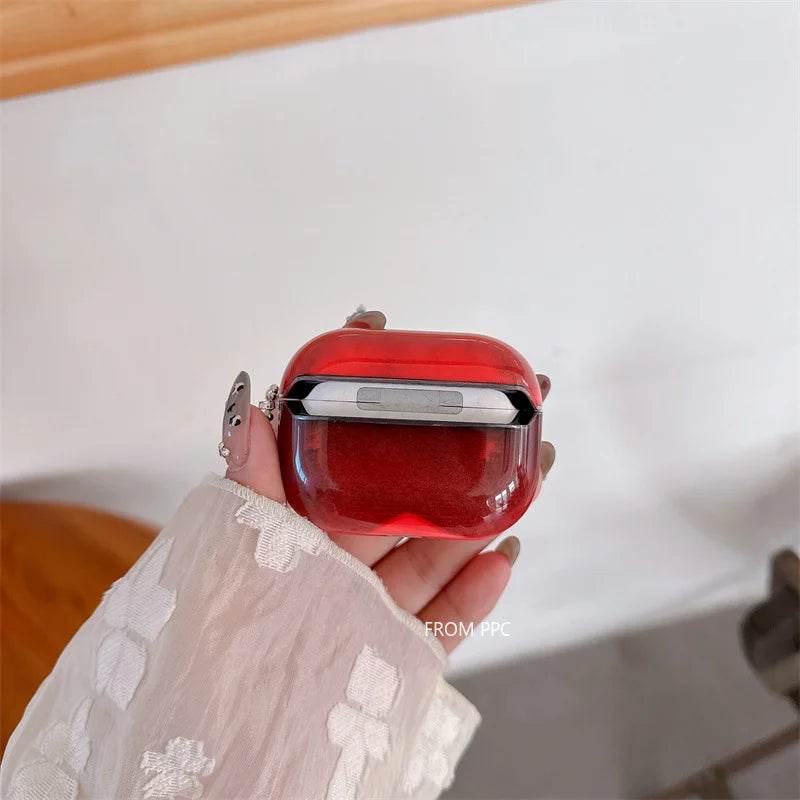 Etui AirPods Pro 4/3/2 – Luminous Quicksand, świecące w ciemności