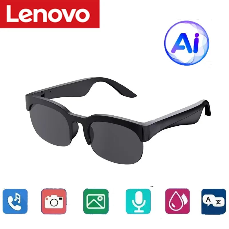 Lenovo 8K AI Smart Glasses D12 – Tłumaczenie AI, ChatGPT, Rozmowy, Muzyka