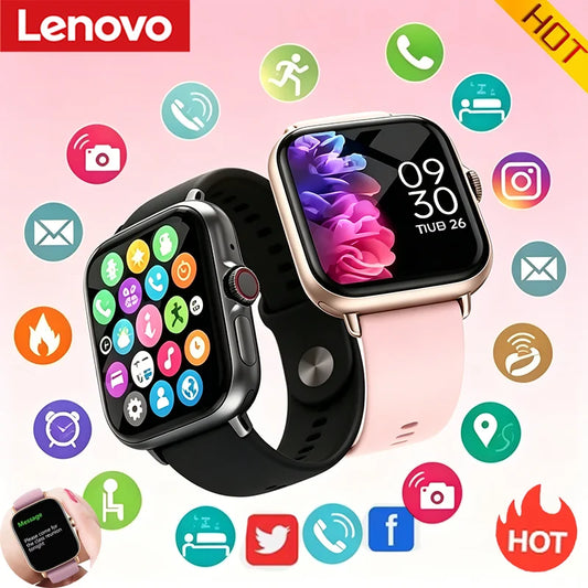 Lenovo Smartwatch 1.83" – Rozmowy Bluetooth, Monitor Zdrowia, iOS i Android