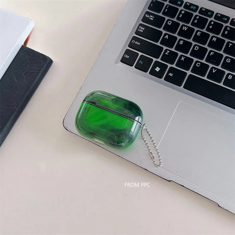 Etui AirPods Pro 4/3/2 – Luminous Quicksand, świecące w ciemności