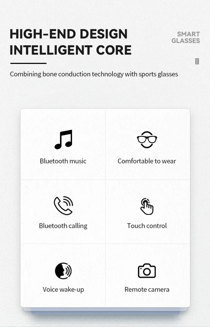 Lenovo 8K AI Smart Glasses D12 – Tłumaczenie AI, ChatGPT, Rozmowy, Muzyka