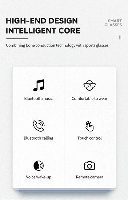 Lenovo 8K AI Smart Glasses D12 – Tłumaczenie AI, ChatGPT, Rozmowy, Muzyka