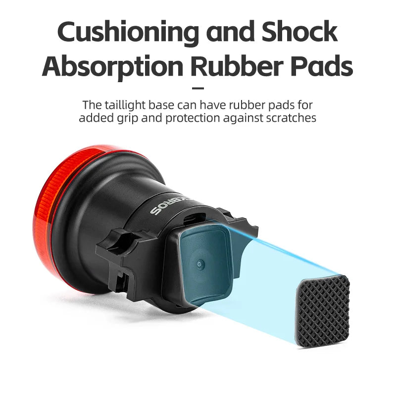 ROCKBROS Smart Bike Tail Light – IPX6 Waterproof, USB-C Rechargeable