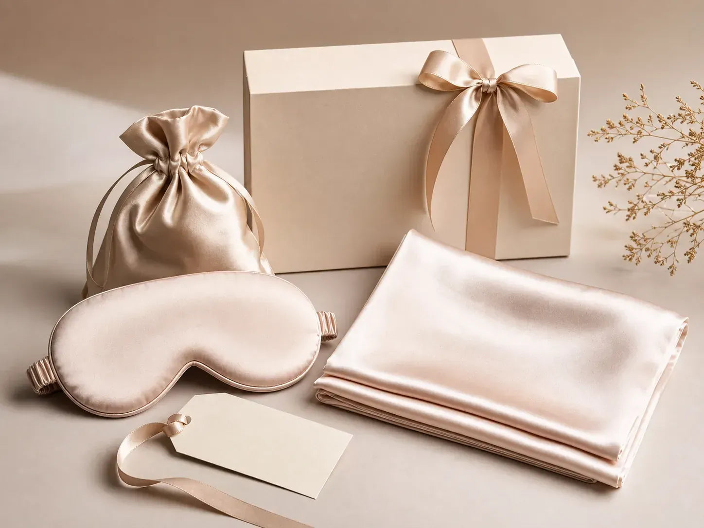 22 Momme Mulberry Silk Sleep Gift Set with Eye Mask